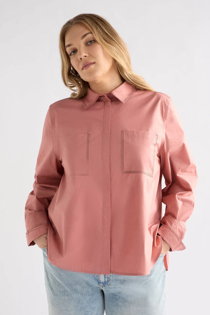 Salli Shirt - Pink Clay