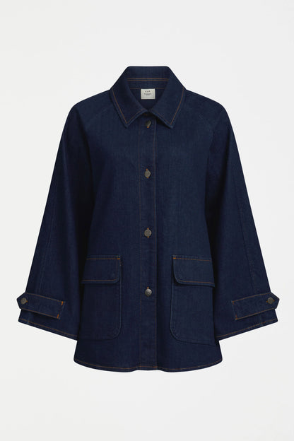 Myles Denim Jacket - Dark Blue Wash