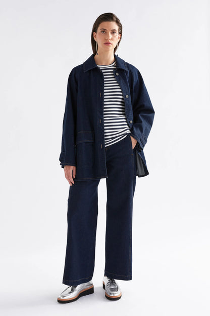 Myles Denim Jacket - Dark Blue Wash