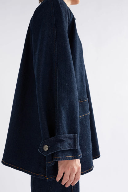Myles Denim Jacket - Dark Blue Wash