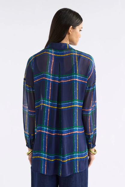 Eir Sheer Shirt - Elba Check
