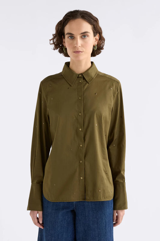 Stuud Long Sleeve Shirt - Olive