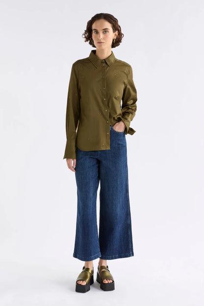 Stuud Long Sleeve Shirt - Olive