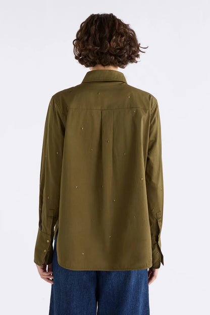 Stuud Long Sleeve Shirt - Olive
