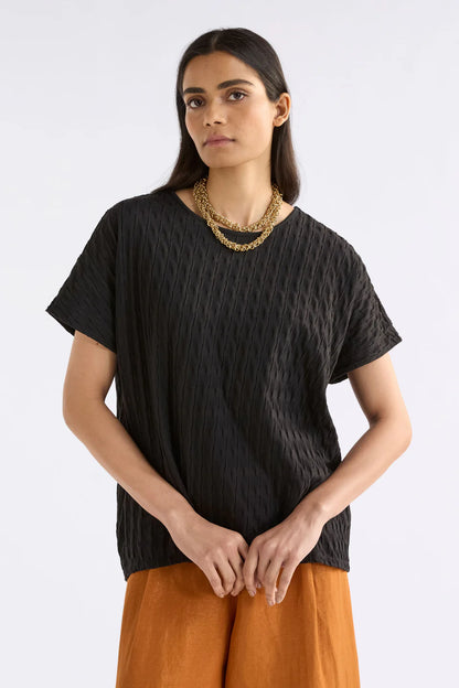Orta Boxy TShirt - Black