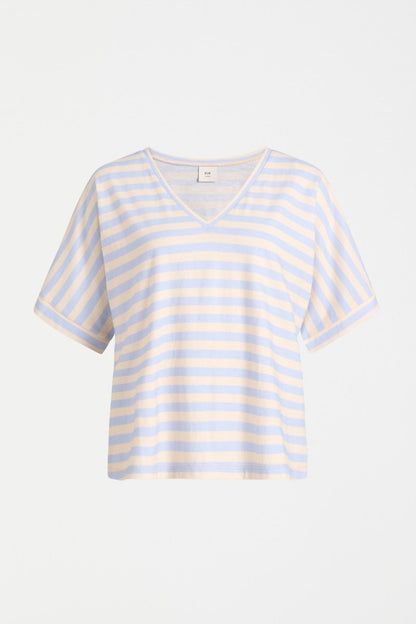Seter Tee - Pearl Blue/Natural
