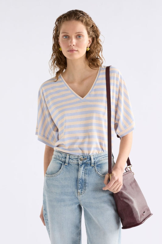 Seter Tee - Pearl Blue/Natural