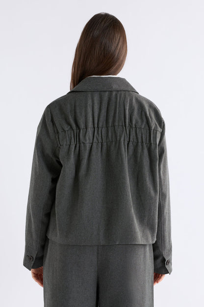 Unn Jacket - Dark Grey Marle