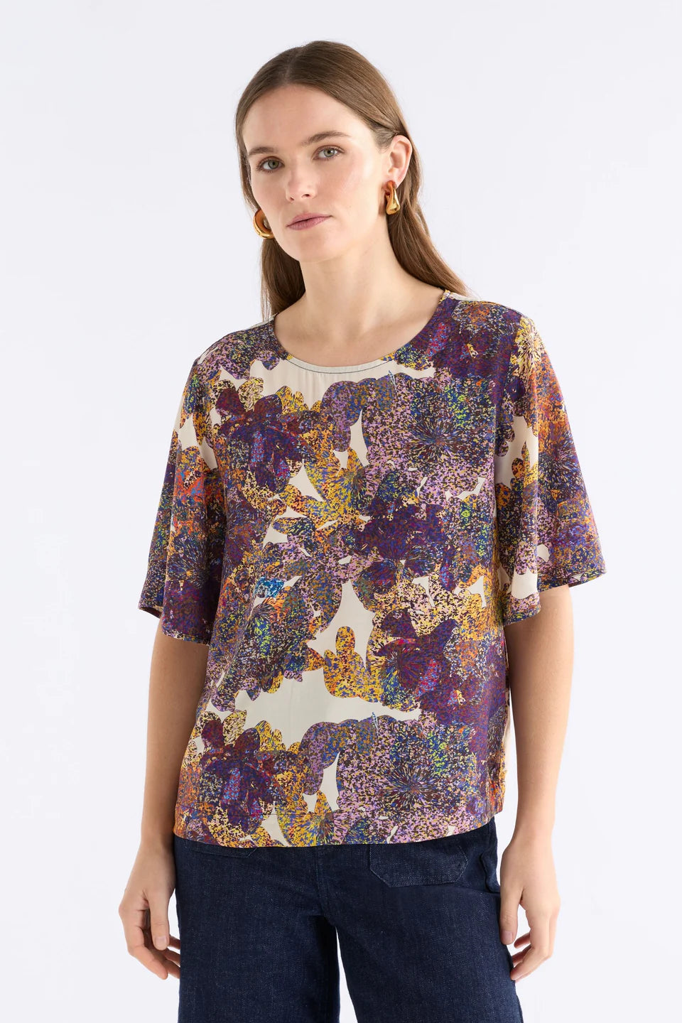 Aube Top - Lantis Print