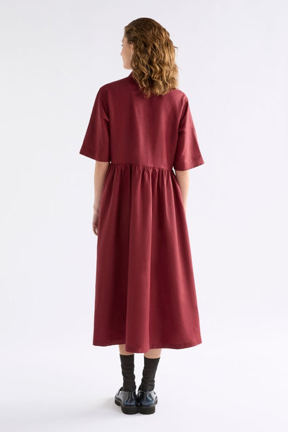 LLinen Light Dress - Bordeaux