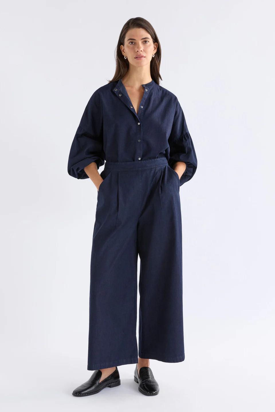 Albez Shirt -Dark Blue Denim