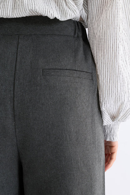 Unn Pant - Dark Grey Marle