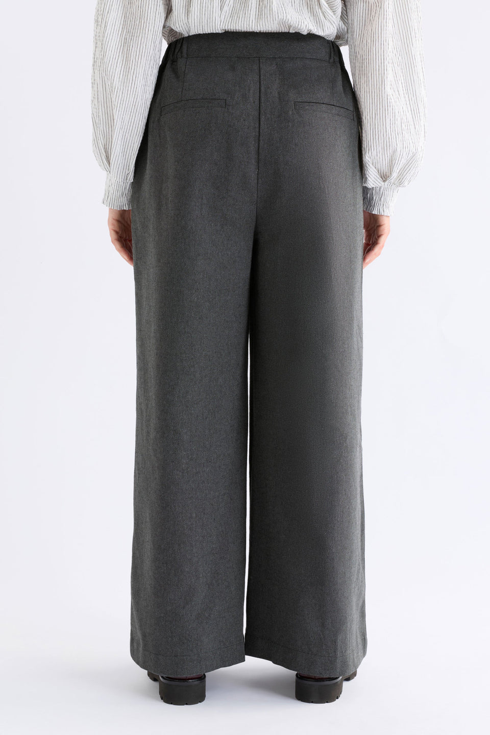 Unn Pant - Dark Grey Marle