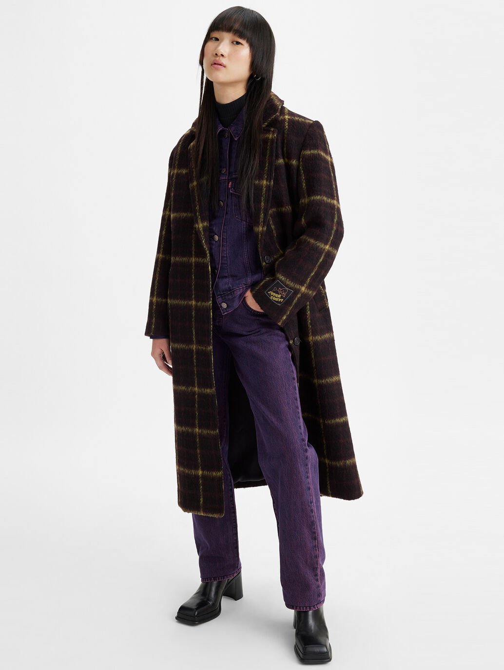 Off Campus Wooly Coat - Caviar