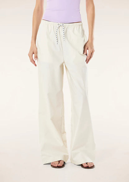 Ace Cotton Poplin Pants - Whisper White