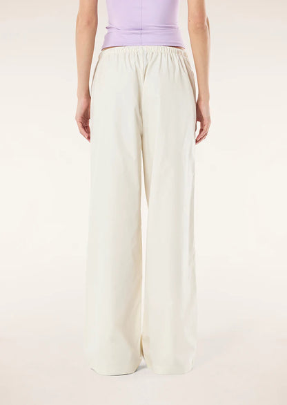 Ace Cotton Poplin Pants - Whisper White