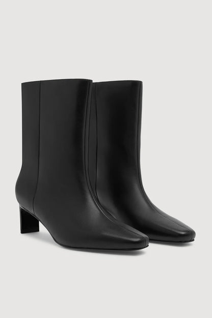 Allison Leather Boot - Black