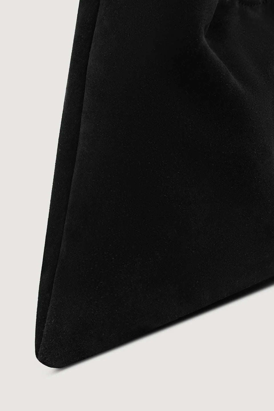 Willow Suede Hobo Bag - Black