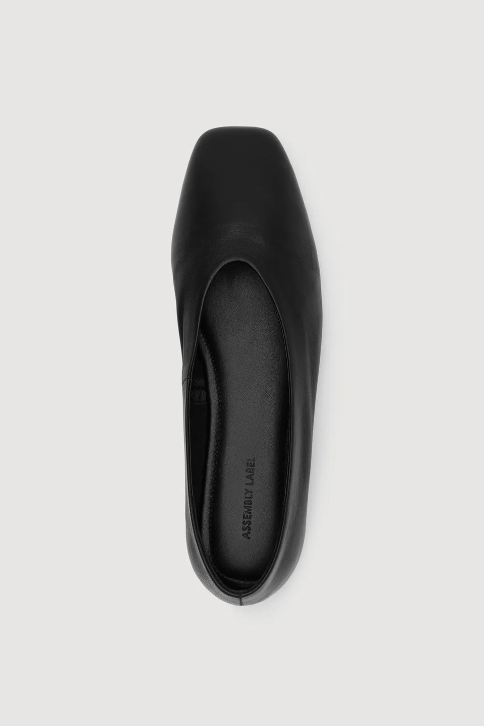 Andrea Leather Ballet Flat - Black