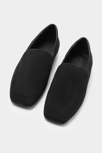 Willow Suede Loafer - Black