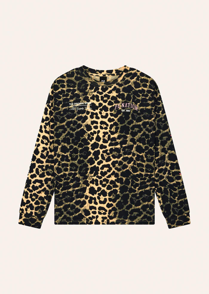 Base LS Tee - Leopard