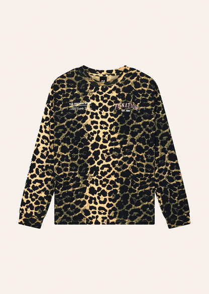 Base LS Tee - Leopard