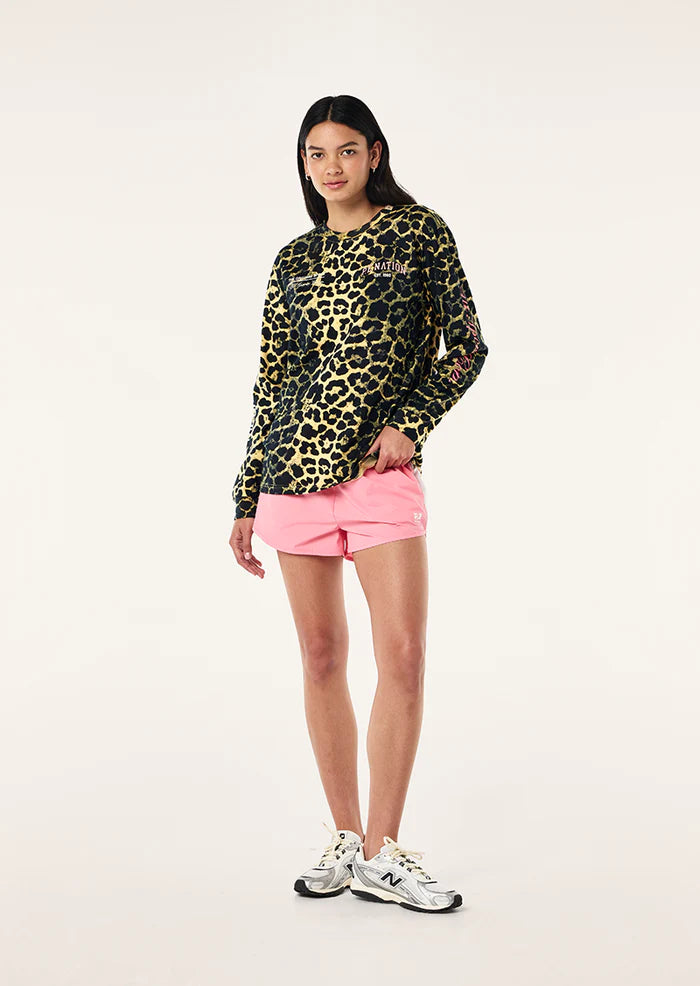 Base LS Tee - Leopard