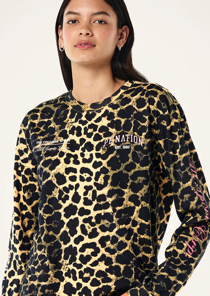 Base LS Tee - Leopard
