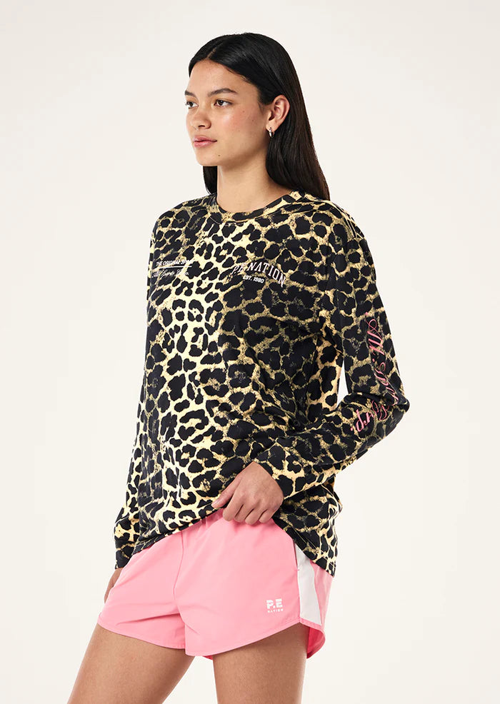 Base LS Tee - Leopard