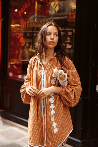 Bello Swirl Cupio Shirt Dress