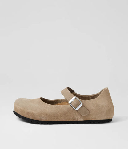 Mantova Taupe Suede Leather Regular