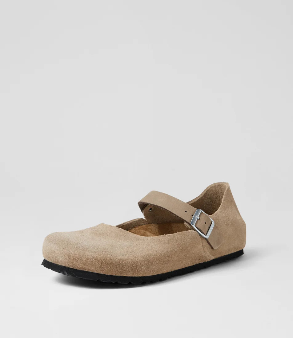 Mantova Taupe Suede Leather Regular