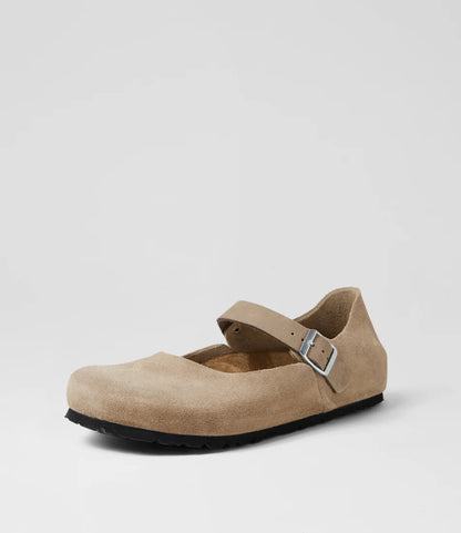 Mantova Taupe Suede Leather Regular