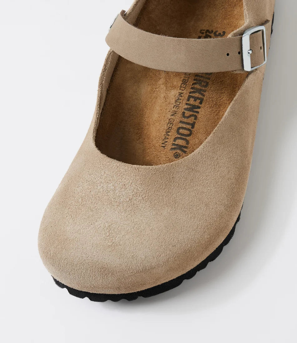 Mantova Taupe Suede Leather Regular