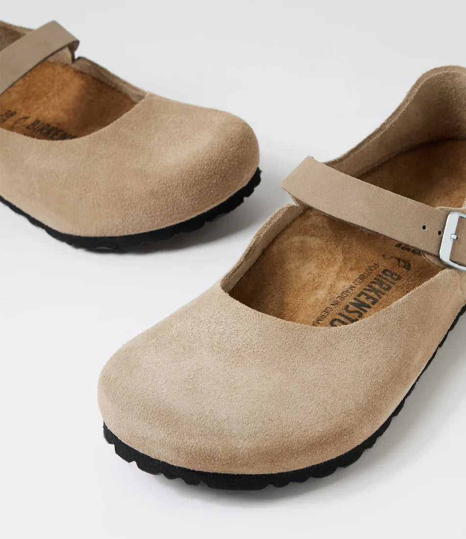 Mantova Taupe Suede Leather Regular
