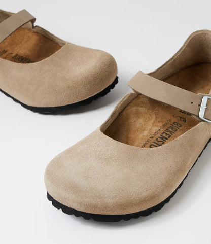 Mantova Taupe Suede Leather Regular
