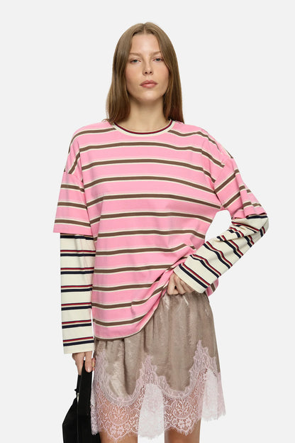 Faro Tee - Bubblegum