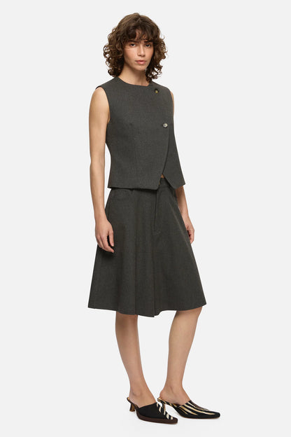 Jasmine Vest - Charcoal