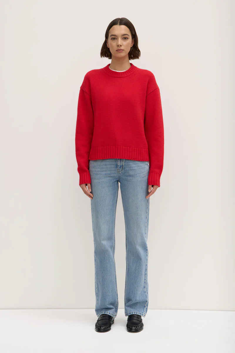 Beau Wool Merino Knit - Goji