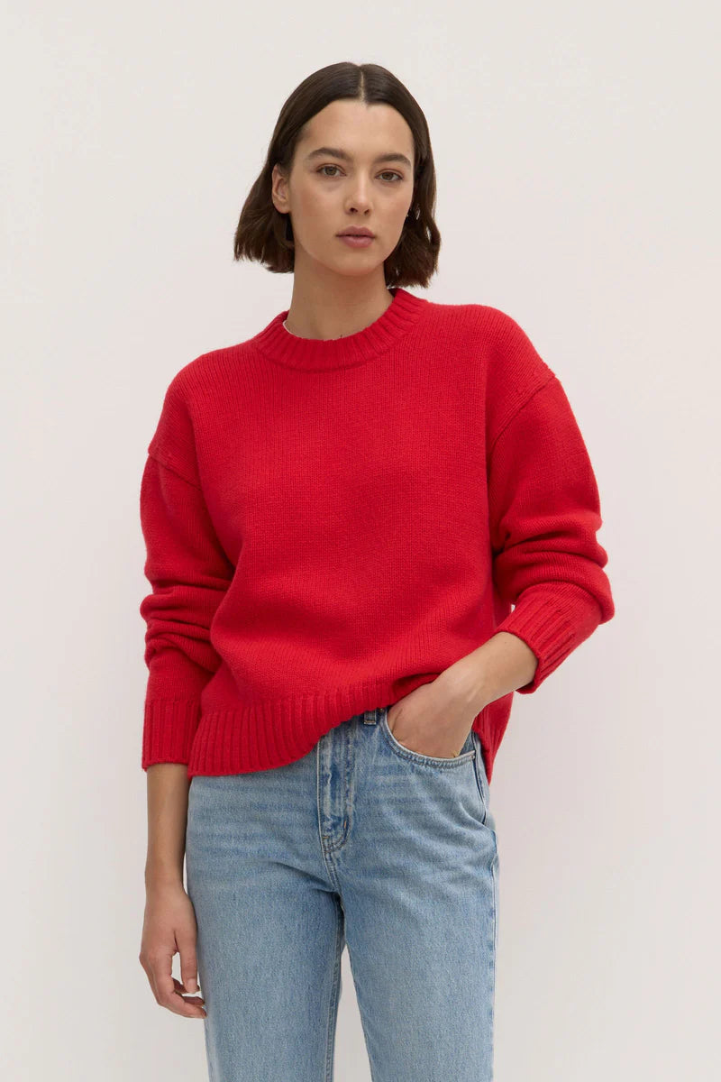 Beau Wool Merino Knit - Goji