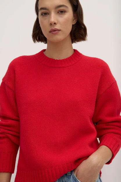 Beau Wool Merino Knit - Goji