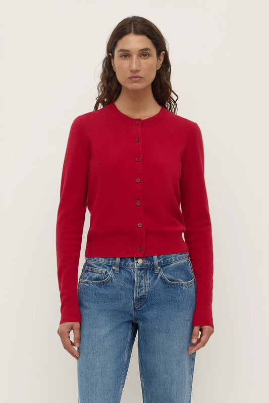 Benny Knit Cardigan - Mulberry