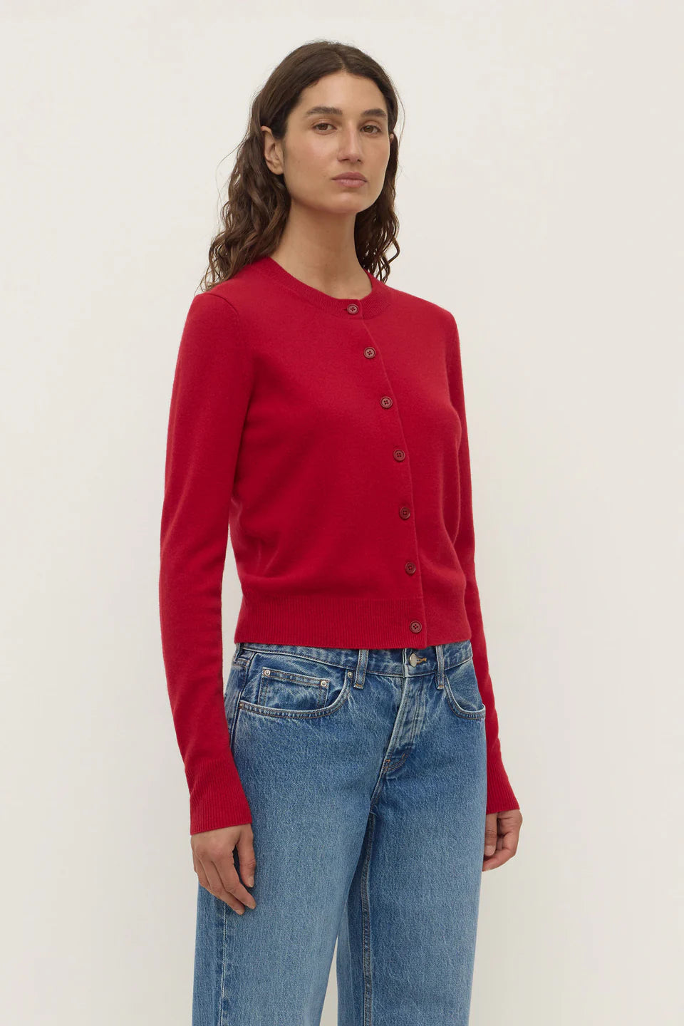 Benny Knit Cardigan - Mulberry