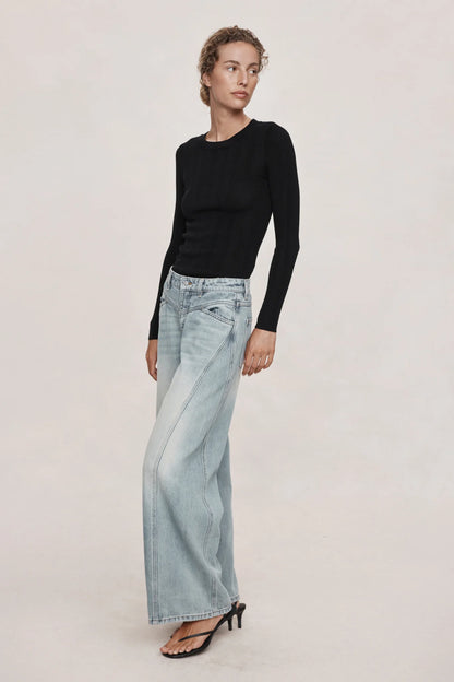 Cross Stitch Jean - Faded Blue