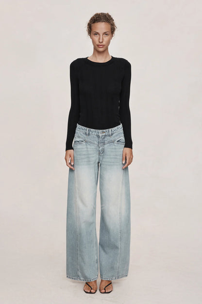 Cross Stitch Jean - Faded Blue