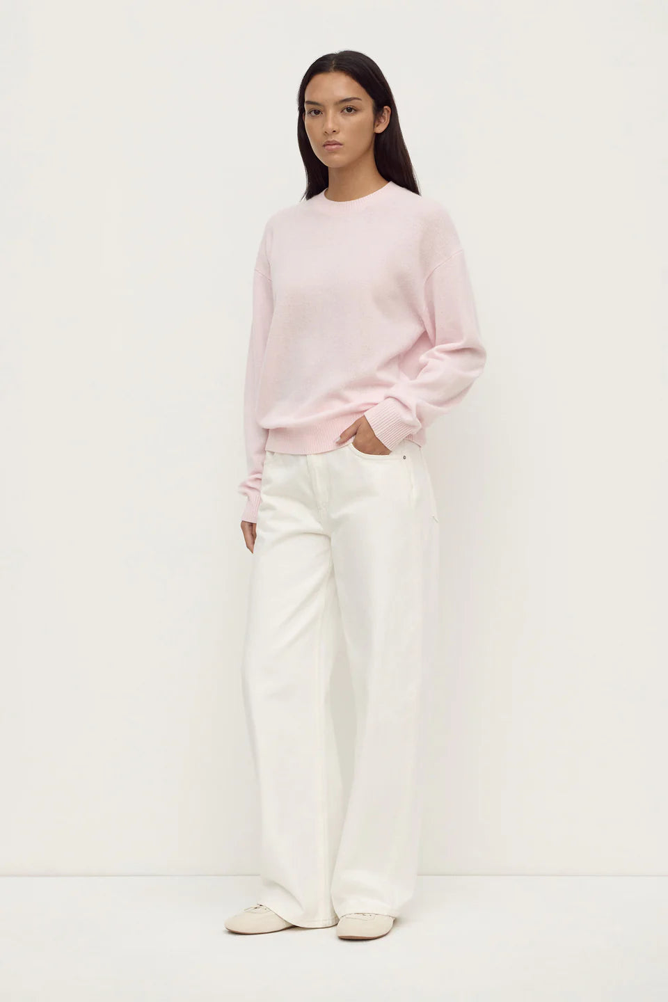 Carter Brushed Wool Sweater - Floss