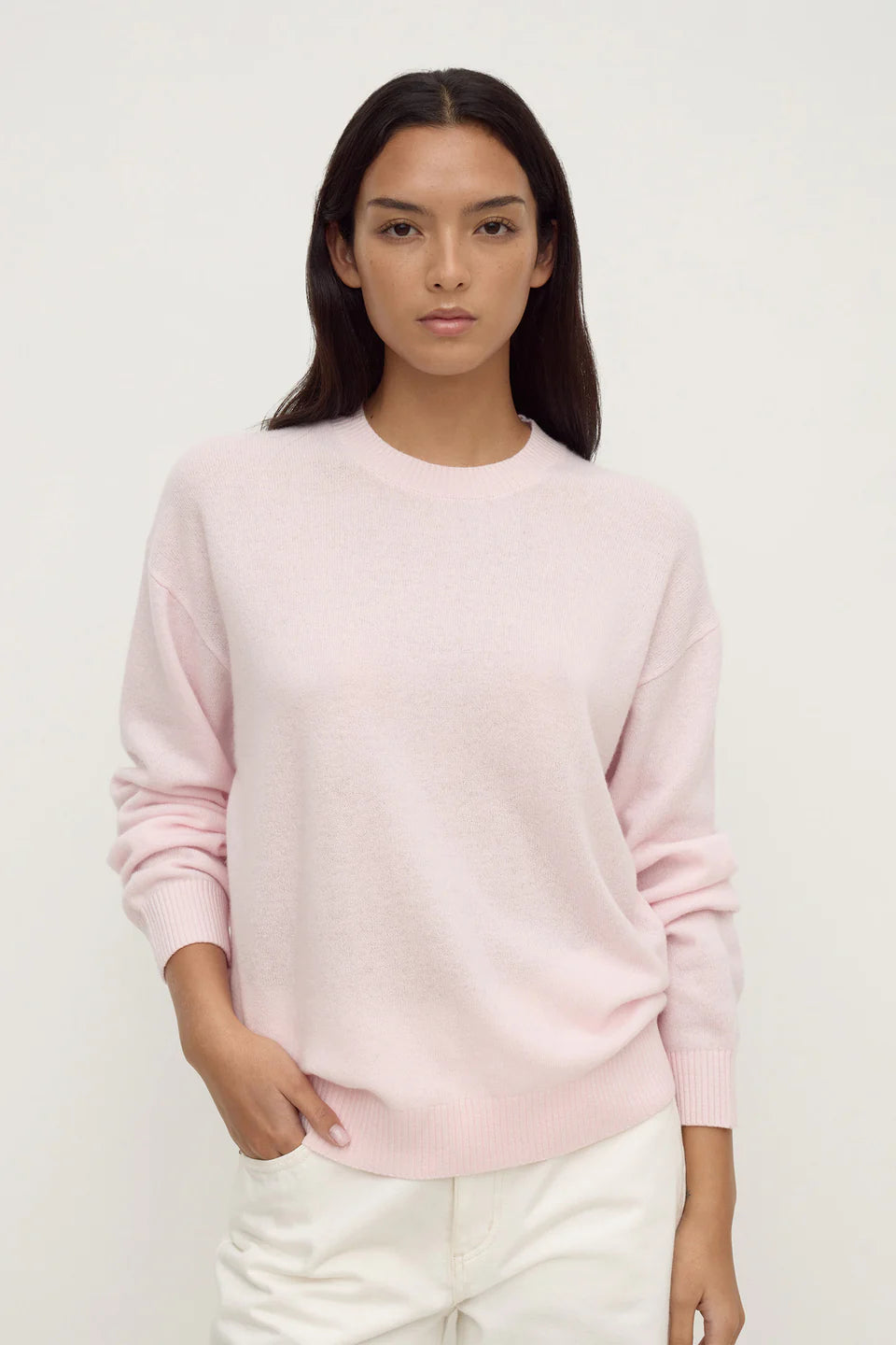 Carter Brushed Wool Sweater - Floss