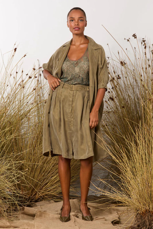 Cassie Skirt - Khaki
