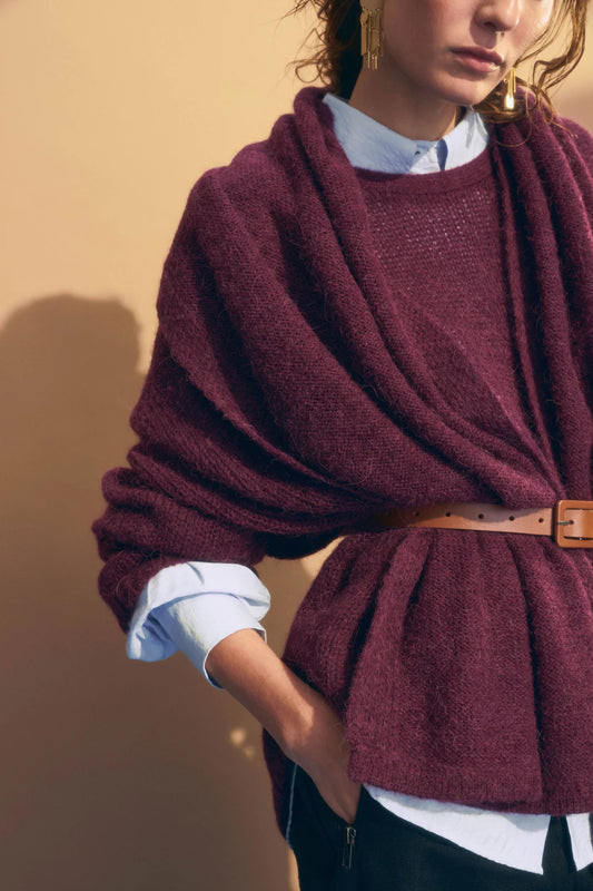 Agna Sweater - Merlot