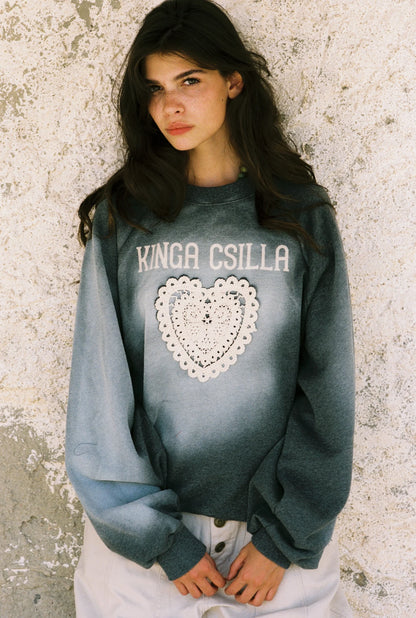 Day Hearts Med Jumper